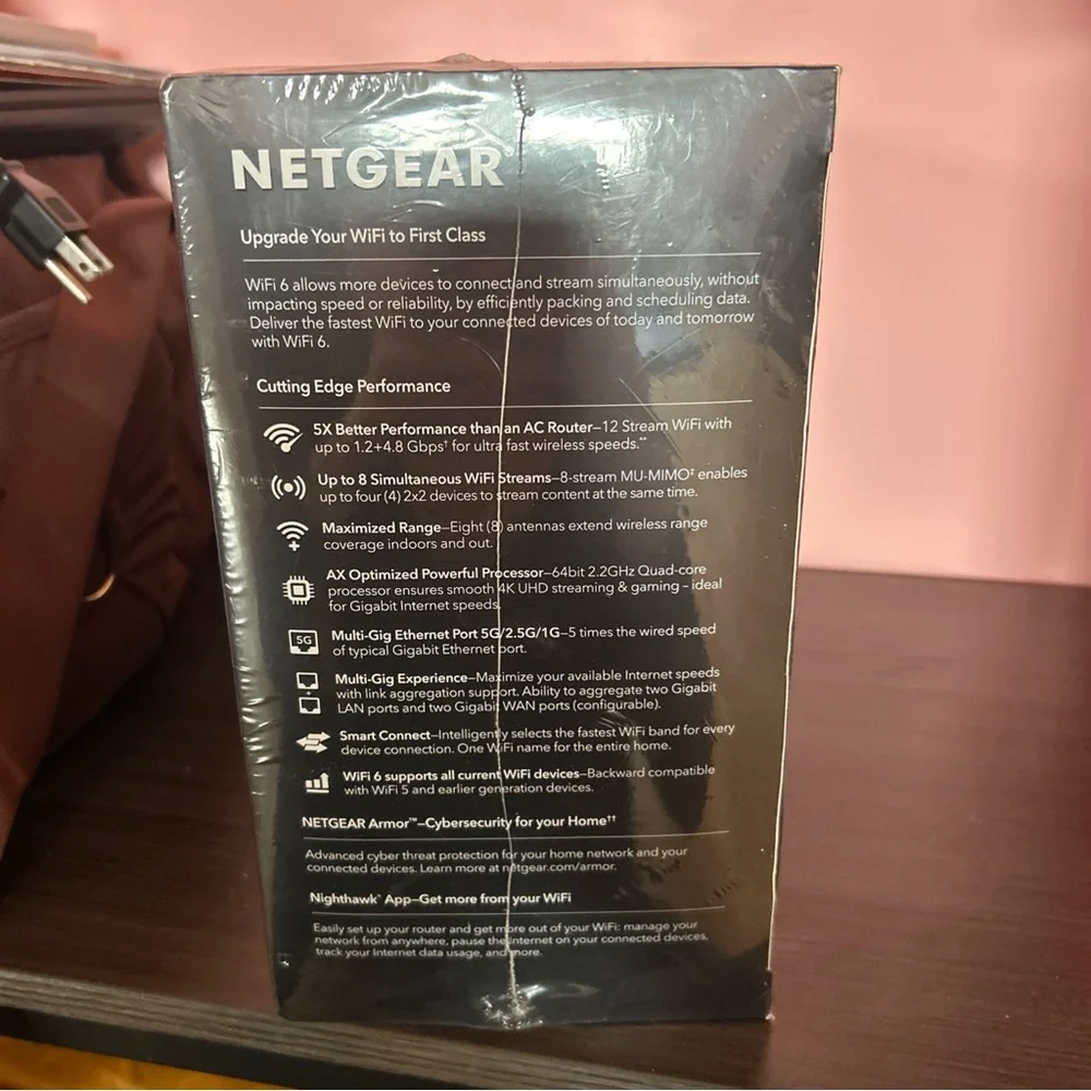 Netgear Nighthawk AX12 Black Router - Picture 4 of 4